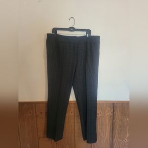 NWT Counterparts Black Plaid Pants Size 18